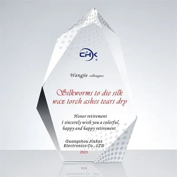 Faceted Crystal Peak Award