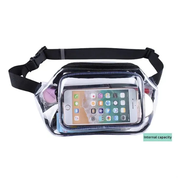 PVC Transparent Sports Waist Pack Bag
