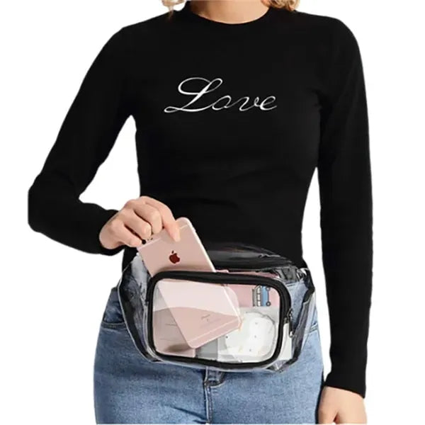 PVC Transparent Sports Waist Pack Bag