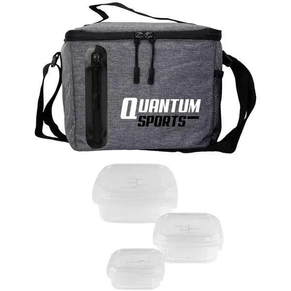 Portion Control Oval Cooler Lunch Set