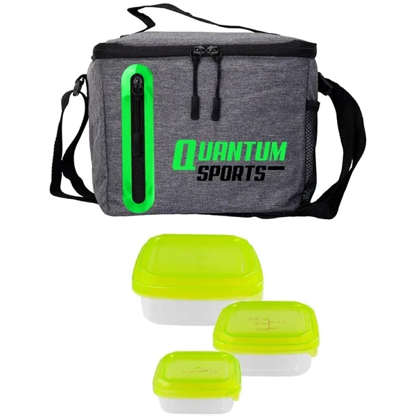Portion Control Oval Cooler Lunch Set