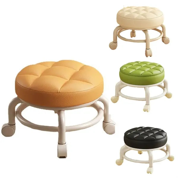 Universal Low Stool With Rollers
