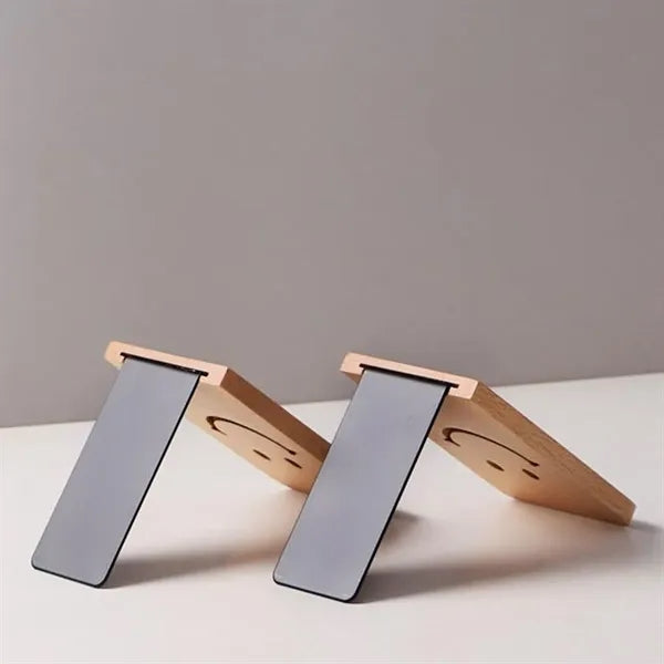 Solid Wood Smiley Bookends