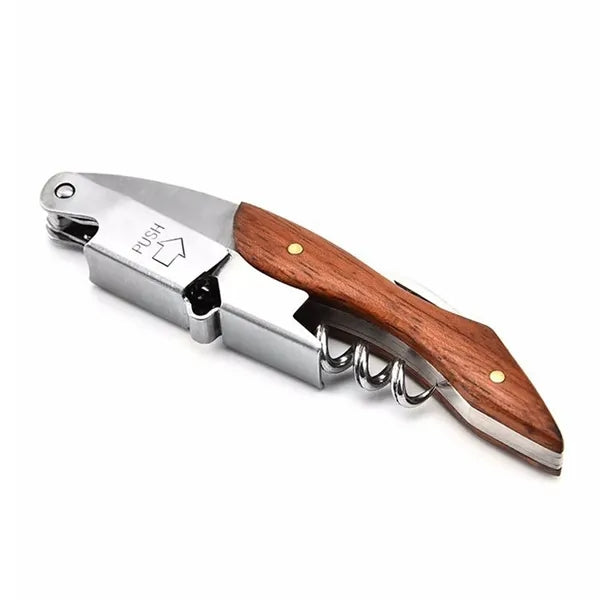 Wine Key With Foil Cutter And Cap Remover