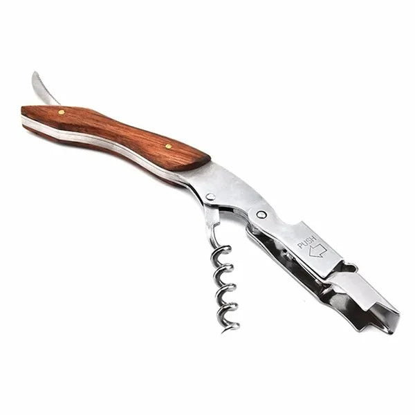 Wine Key With Foil Cutter And Cap Remover