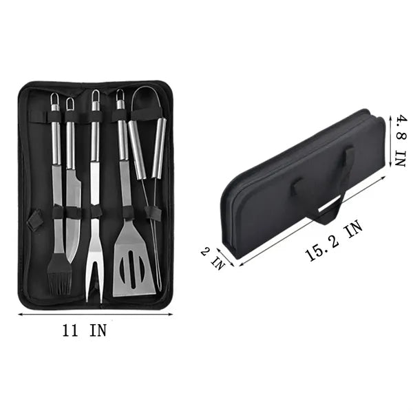 Stainless-Steel Useful Barbecue Accessories Kit