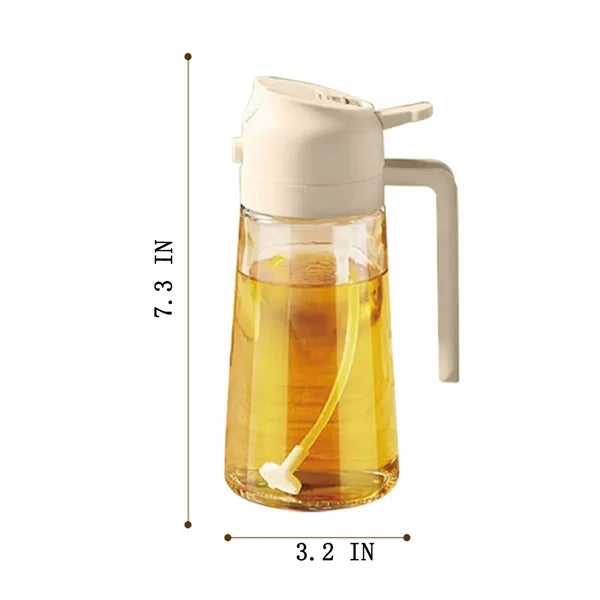 Olive Oil Sprayer 2-In-1 Spray Bottle