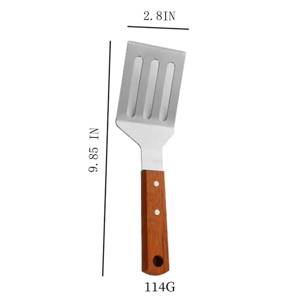 Stainless Steel Spatula With Slotted Blade