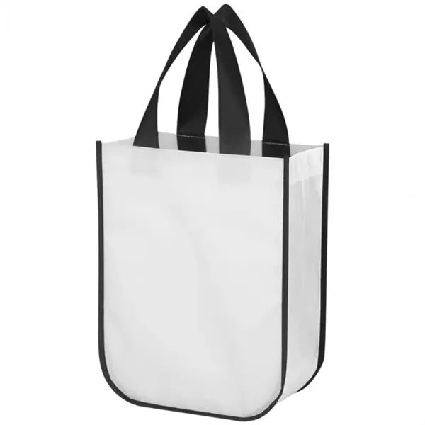 Shiny Non-Woven Shopper Tote Bag-Full Color