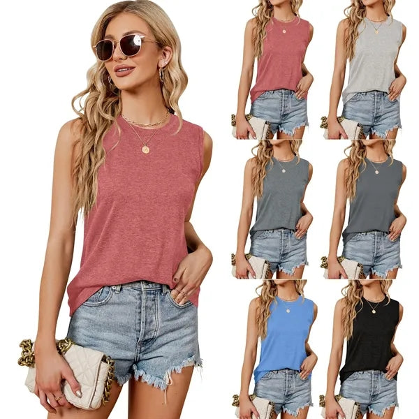 47"Women's sleeveless knit vest