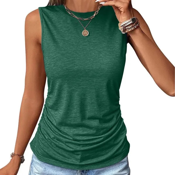 47"Women's sleeveless knit vest