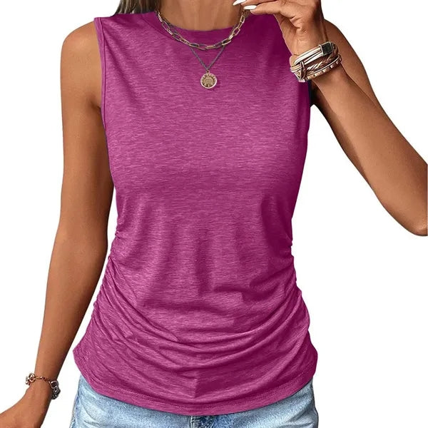 47"Women's sleeveless knit vest