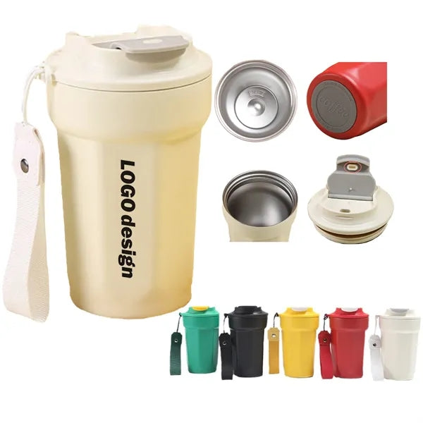 15oz Portable Insulated Stainless Steel Tumbler