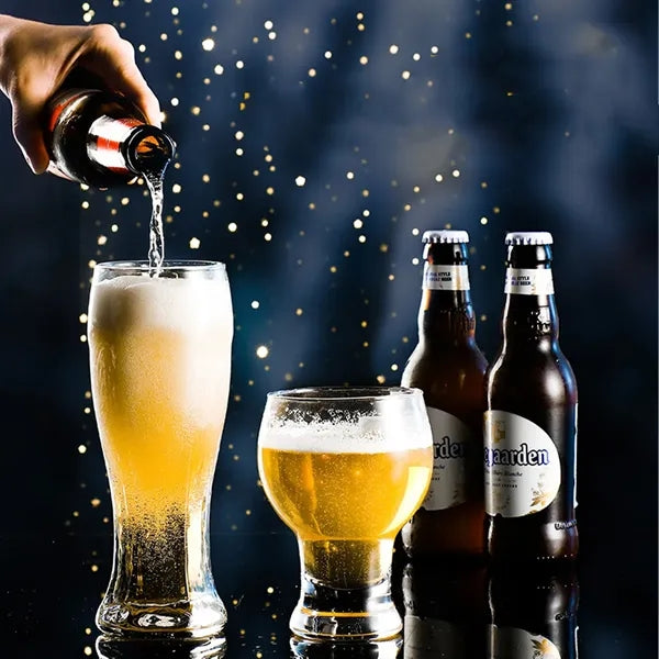 18.6oz. Curved Solid Glassware Craft Beer Pilsner Glasses