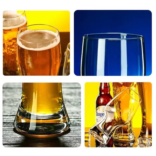 18.6oz. Curved Solid Glassware Craft Beer Pilsner Glasses