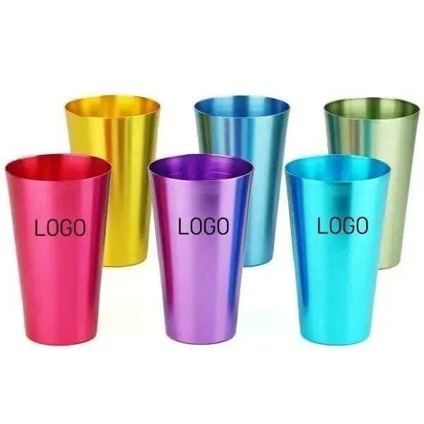 15oz conical aluminum tumblers beer cups