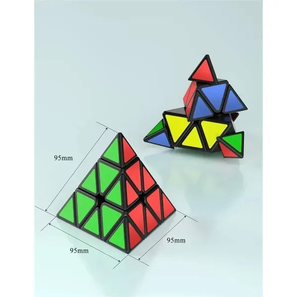 Pyramid Triangle Speed Puzzle Cube Custom Full color