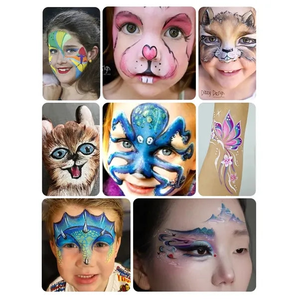 Body painting marker pen PET box packaging