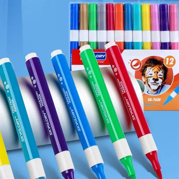 Body painting marker pen PET box packaging