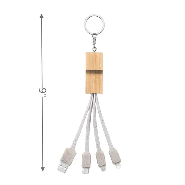 Eco-Friendly 3 in 1 USB Charging Cables with Phone Stand