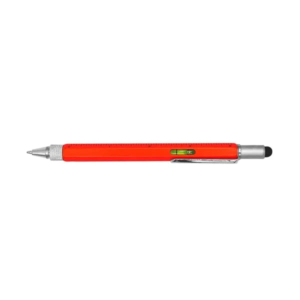 Multi-Function Stylus Metal Ballpoint Pen with Tool Set