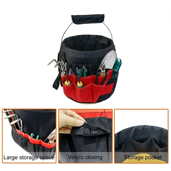 Heavy Duty Gardening Tools Bucket Bag Organizer