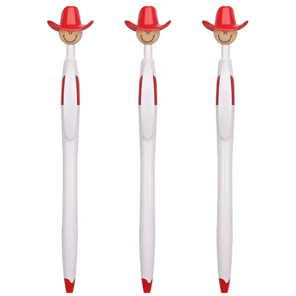 Cowboy Hat Smiley Ballpoint Pens