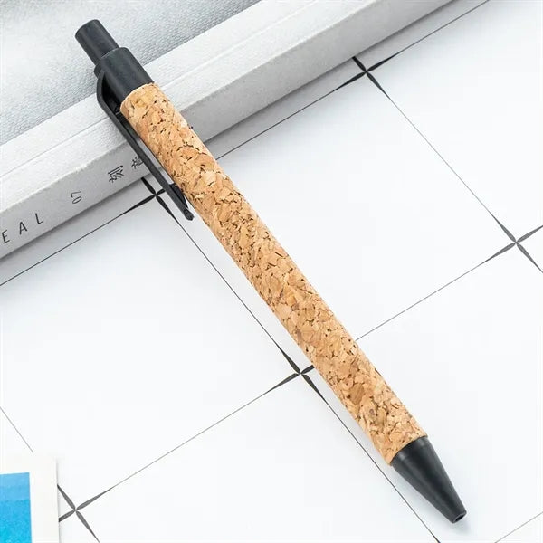 Eco friendly cork ballpoint pen