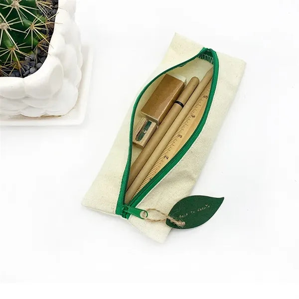 Stationery Set With Pencil Eraser Sharpener Ruler Ballpoint