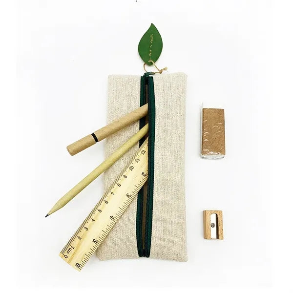 Stationery Set With Pencil Eraser Sharpener Ruler Ballpoint