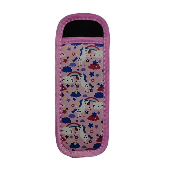 Color Printing Neoprene Insulated Popsicle Holder Sleeve