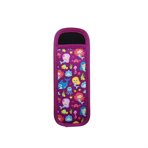 Color Printing Neoprene Insulated Popsicle Holder Sleeve