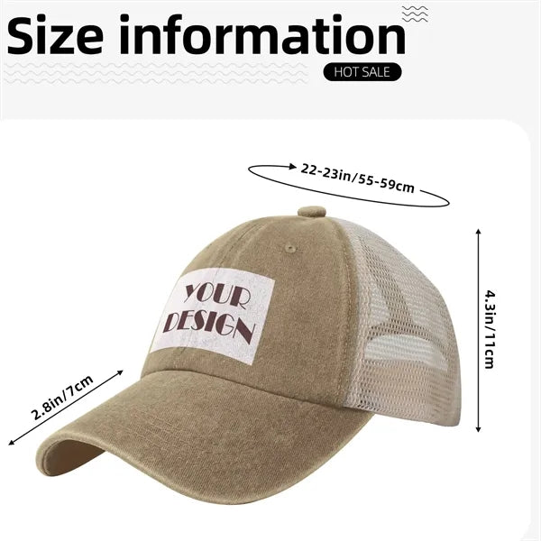 Cap Outdoor Camping Baseball Hat Patriotic Gift