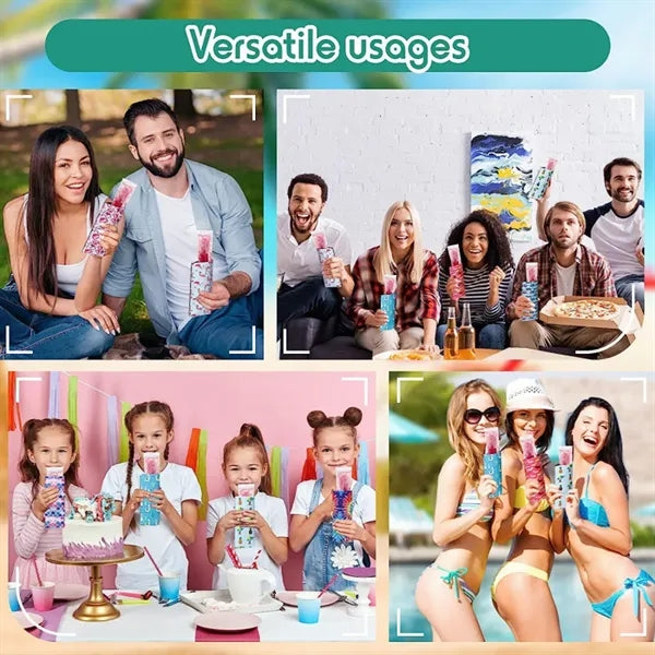 Color Printing Neoprene Blank Popsicle Holder Sleeve