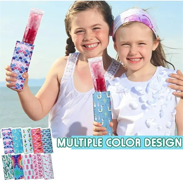 Color Printing Neoprene Blank Popsicle Holder Sleeve