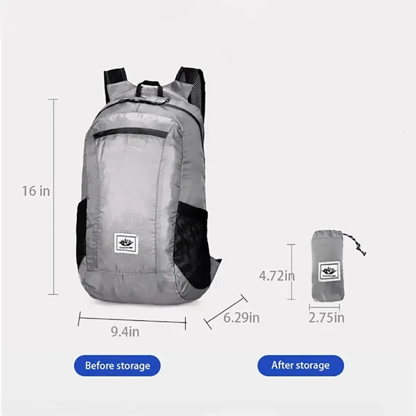 18L Rainproof Lightweight Packable Backpack