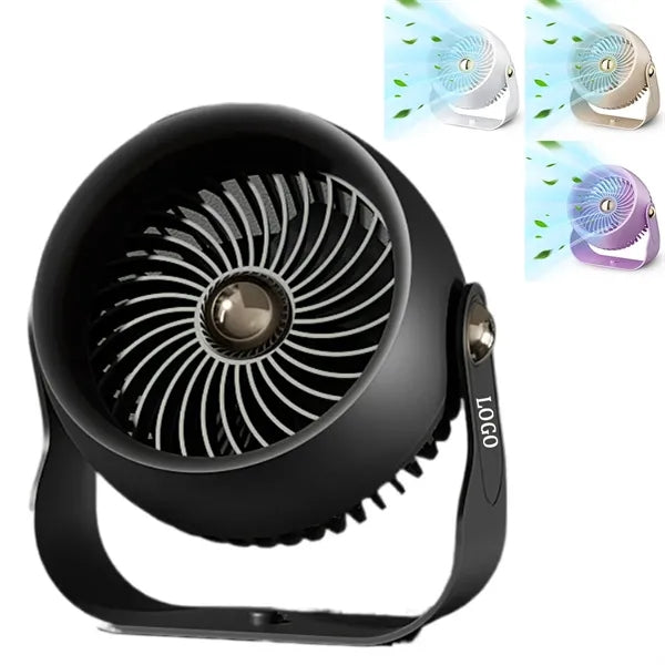 4 Speed and Timing Adjustable Tilt Air Circulator Fan