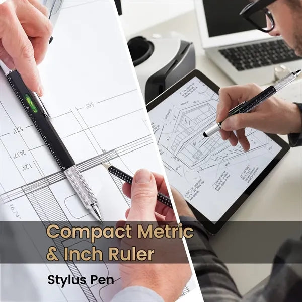 6 in 1 Multifunctional Ballpoint Tool Pen