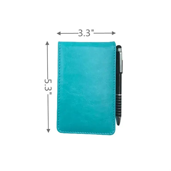 Pocket Notebook with Pen and Card Holder