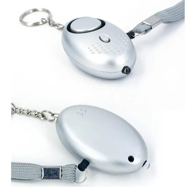 LED Light Emergency Self-Defense Alarm Keychain