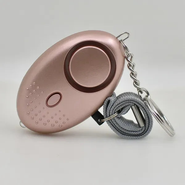 LED Light Emergency Self-Defense Alarm Keychain