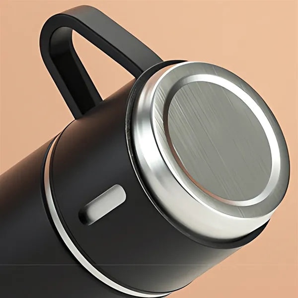 Stainless Steel Thermo Bottle With 3 Cups Insulated Drinks