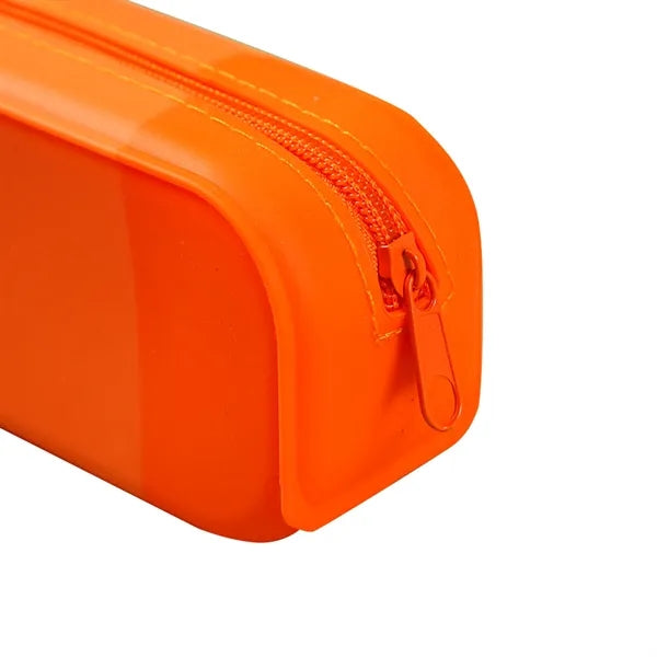 Silicone Zipper Waterproof Pencil Pouch