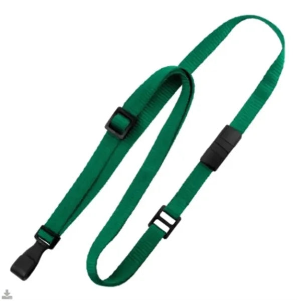 3/8" Adjustable Breakaway Lanyards w/ No-Twist Plastic Hook