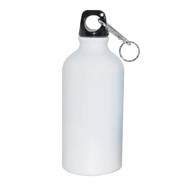 White Blank Sublimation Water Bottle With Screw Hook