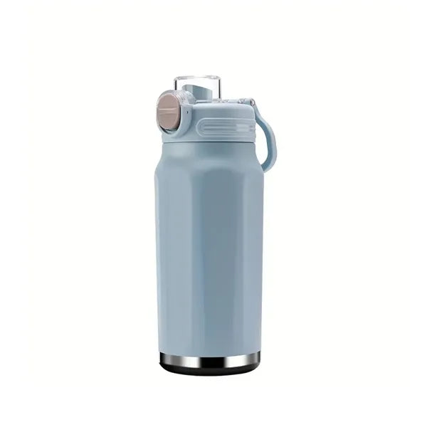 25Oz Double-layer vacuum Bottle with portable and straw