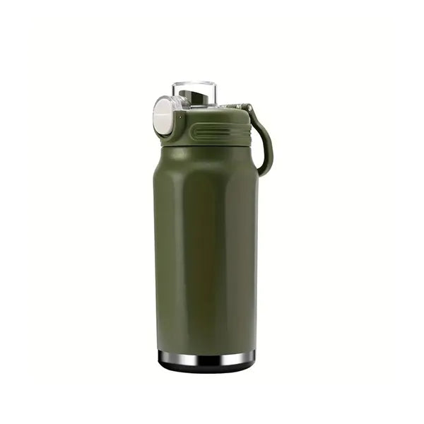 25Oz Double-layer vacuum Bottle with portable and straw