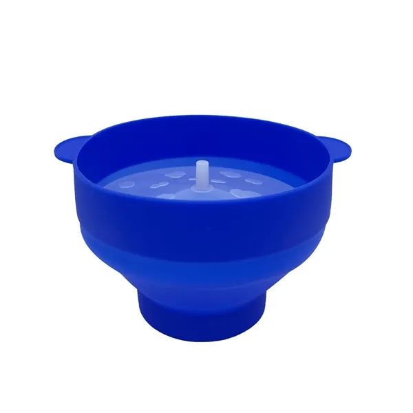 Collapsible Silicone Microwave Hot Air Popcorn Popper Bowl