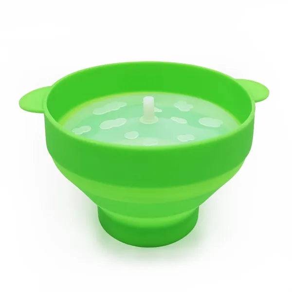 Collapsible Silicone Microwave Hot Air Popcorn Popper Bowl