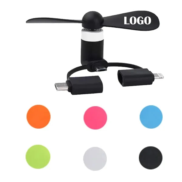 3 -In-1 Customizable Phone Fan